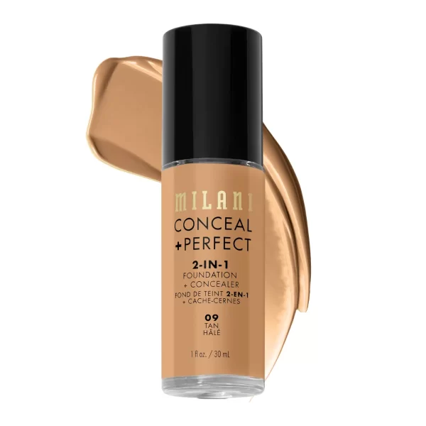 Milani Conceal + Perfect 2 In 1 Foundation 09 Tan