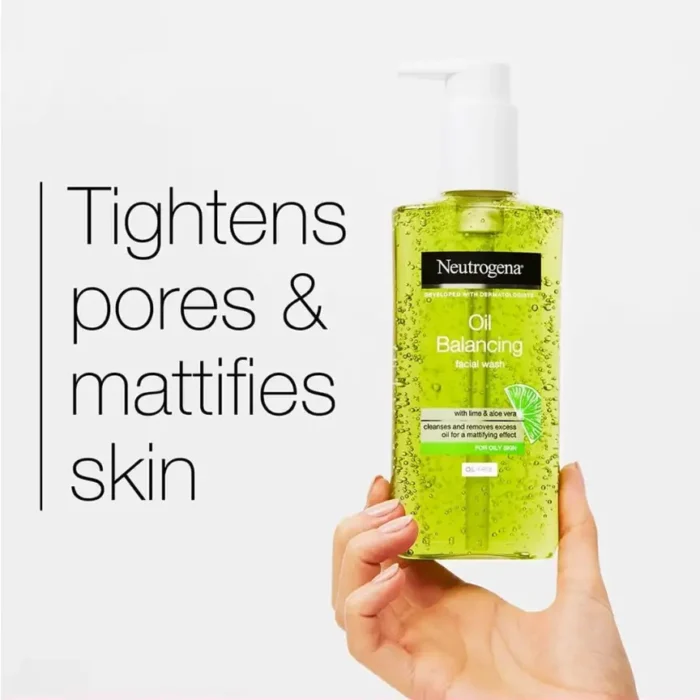 Neutrogena Oil Balancing Facial Wash 200ml-3 Neutrogena Oil Balancing Facial Wash 200ml-3