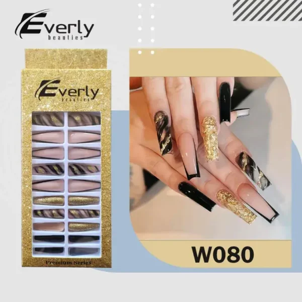 Everly Beauties Fake Nails W080