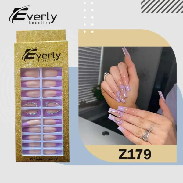 Everly Beauties Fake Nails Z179