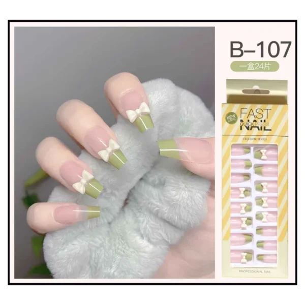 Fast Quick Press Fake Nails B-107