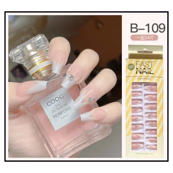 Fast Quick Press Fake Nails B-109