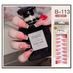 Fast Quick Press Fake Nails B-113