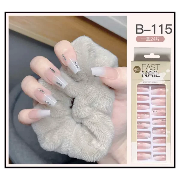 Fast Quick Press Fake Nails B-115