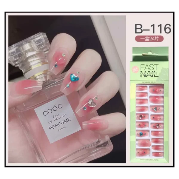 Fast Quick Press Fake Nails B-116