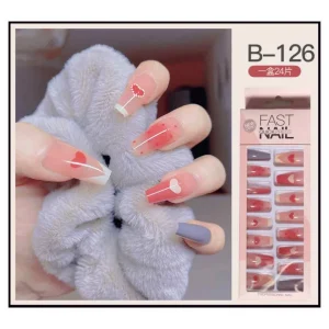 Fast Quick Press Fake Nails B-126