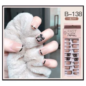 Fast Quick Press Fake Nails B-138