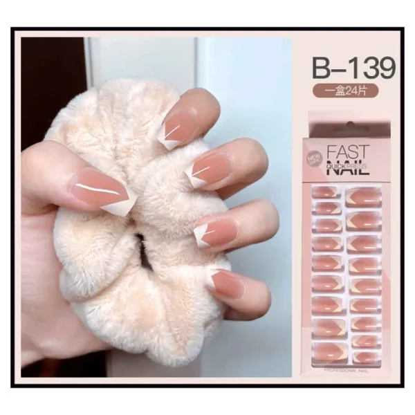 Fast Quick Press Fake Nails B-139