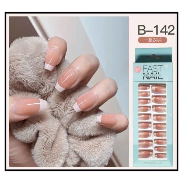 Fast Quick Press Fake Nails B-142