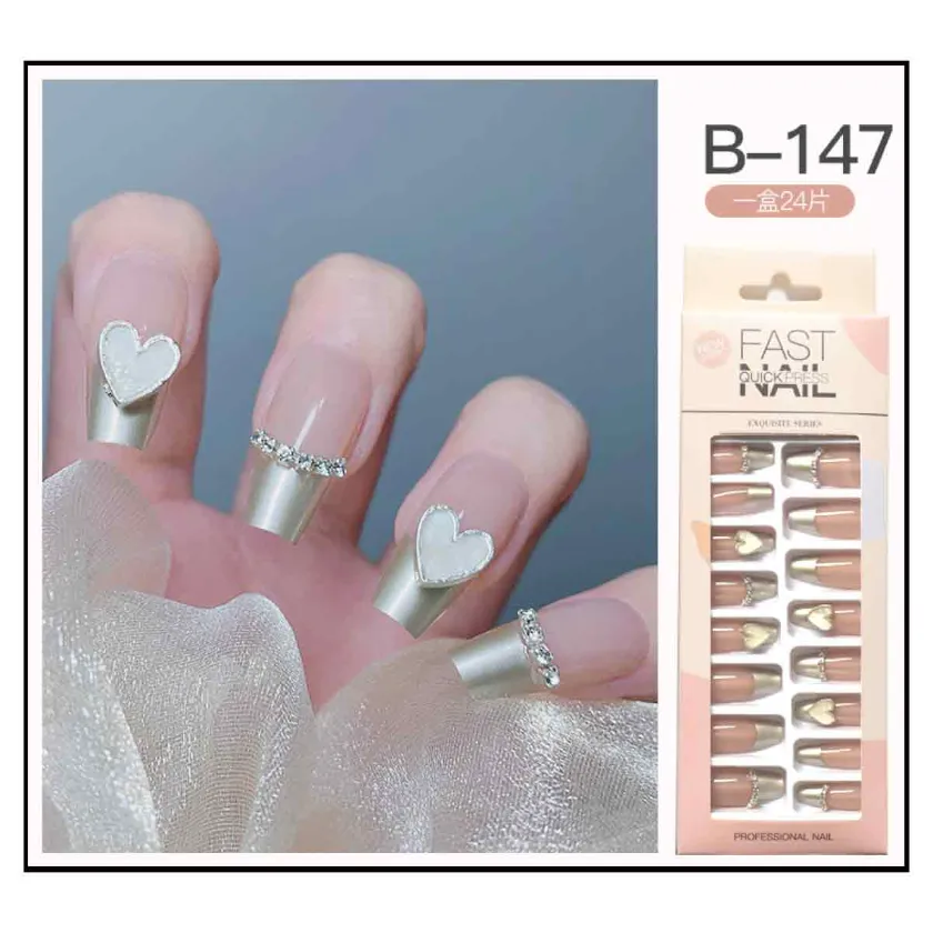 Fast Quick Press Fake Nails B-147