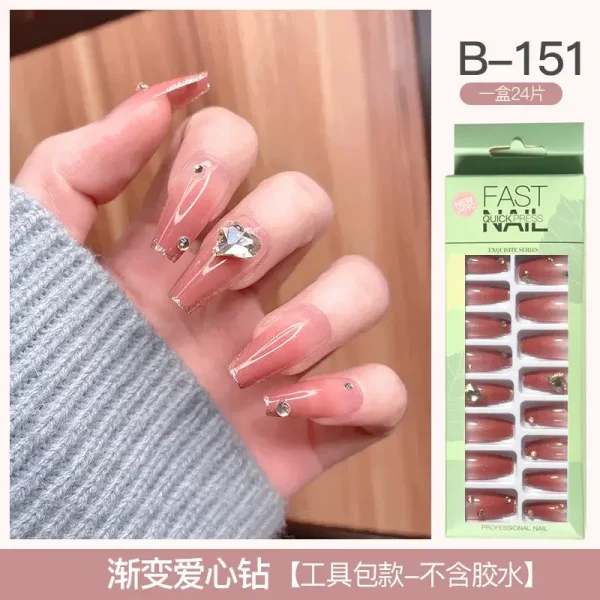 Fast Quick Press Fake Nails B-151