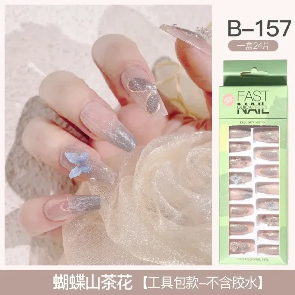 Fast Quick Press Fake Nails B-157