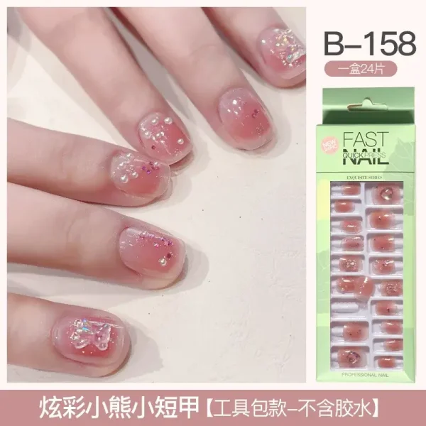 Fast Quick Press Fake Nails B-158