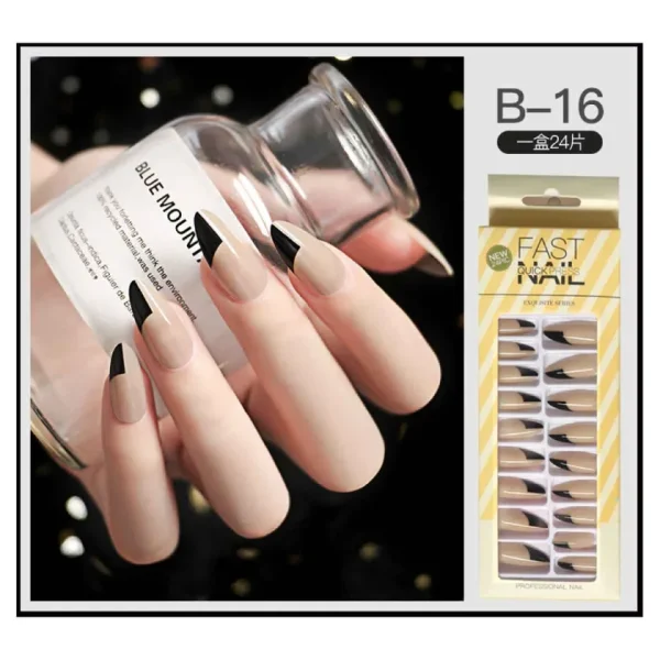 Fast Quick Press Fake Nails B-16