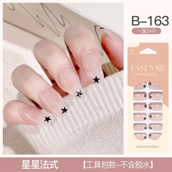 Fast Quick Press Fake Nails B-163