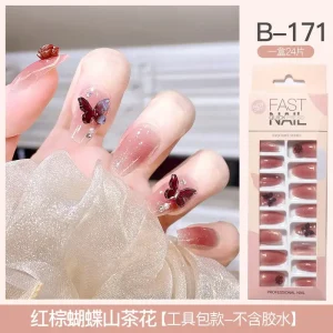 Fast Quick Press Fake Nails B-171