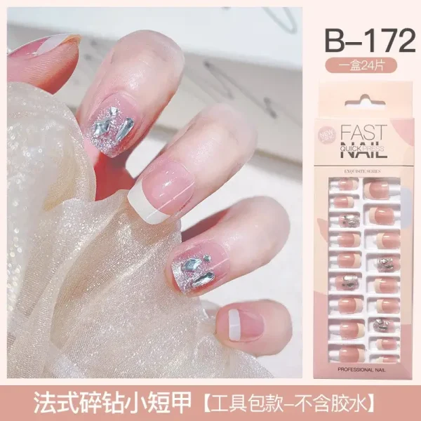 Fast Quick Press Fake Nails B-172