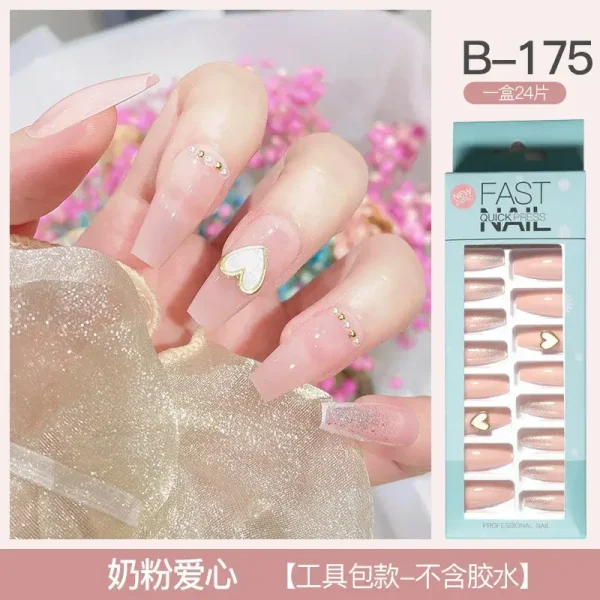 Fast Quick Press Fake Nails B-175