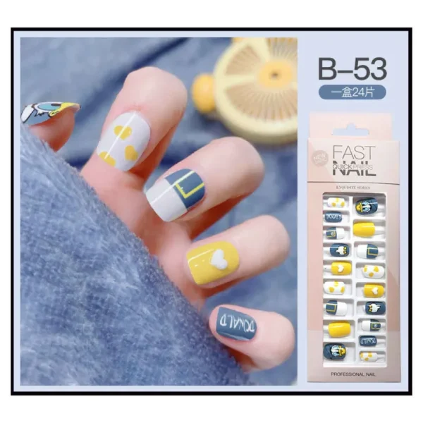 Fast Quick Press Fake Nails B-53