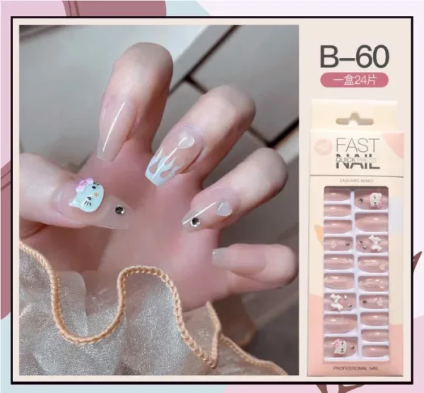 Fast Quick Press Fake Nails B-60