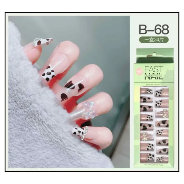 Fast Quick Press Fake Nails B-68