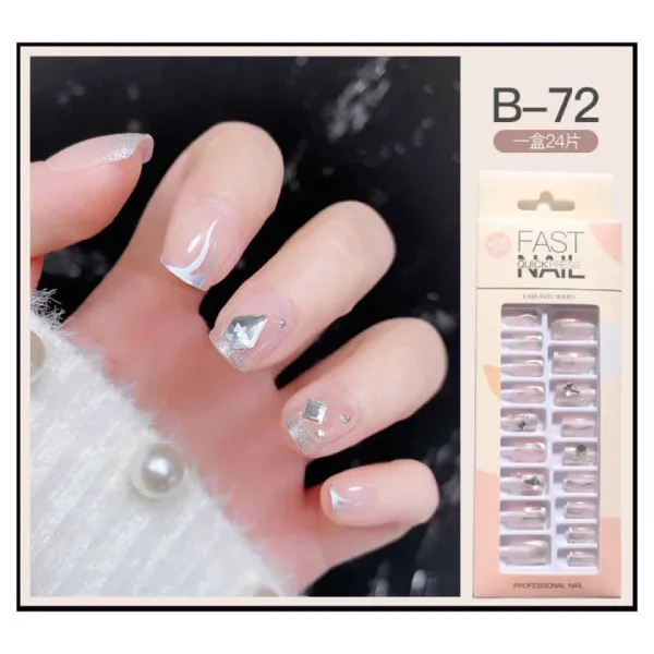 Fast Quick Press Fake Nails B-72