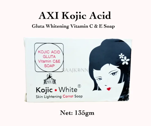 AXI Kojic Acid Gluta Vitamin C & E Soap