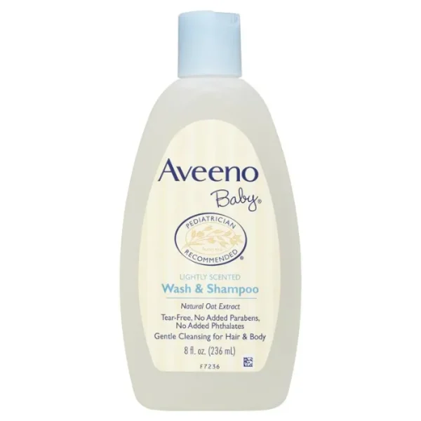 Aveeno Baby Lightly Scented Wash & Shampoo 236ml