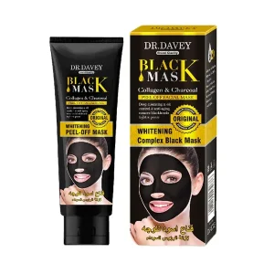 DR Davey Collagen & Charcoal Whitening Peel Off Black Mask