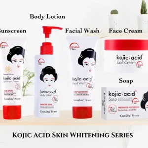 Guanjing Beauty Kojic Acid 5 in 1 Skin Whitening Set