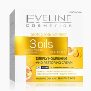 Eveline Cosmetics 3 Oils Deeply Nourishing & Restoring Cream