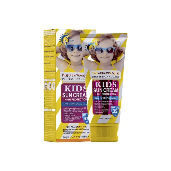 Fruit Of The Wokali Kids High Protection Sun Cream SPF 35