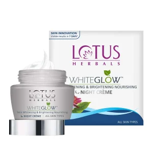 Lotus Herbals White Glow Skin Whitening & Brightening Nourishing Night Creme