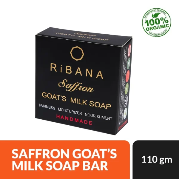 RIBANA Saffron Goats Milk Soap-4