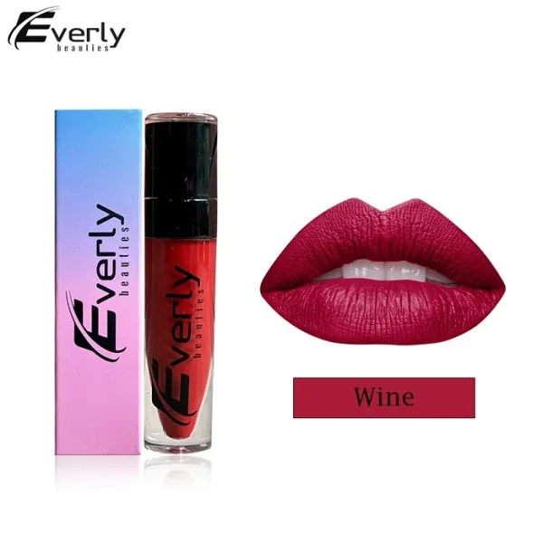 Everly Beauties Liquid Lipstick Wine