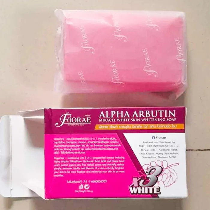 FIORAE Alpha Arbutin Miracle White SKin Whitening Soap-2 FIORAE Alpha Arbutin Miracle White Skin Whitening Soap-2