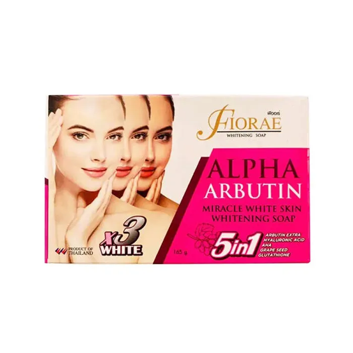 FIORAE Alpha Arbutin Miracle White Skin Whitening Soap