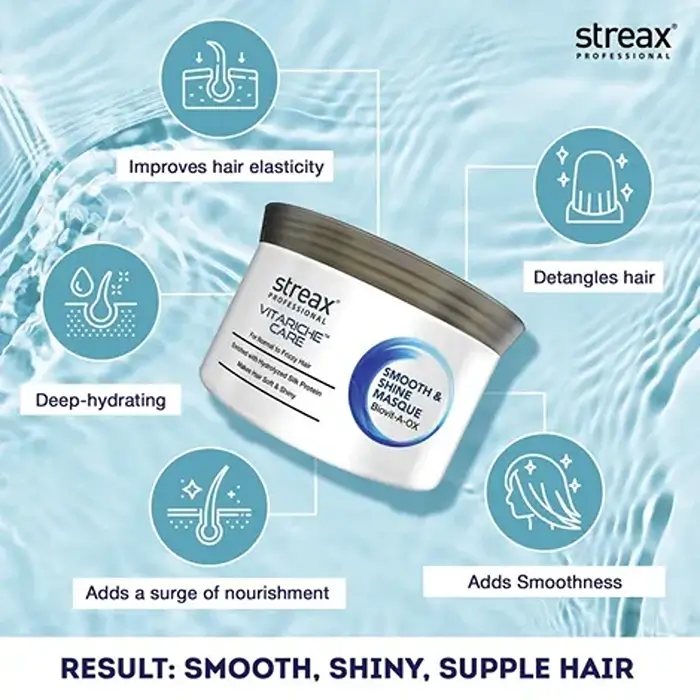 Streax Vitariche Care Smooth & Shine Masque 200g-2 Streax Vitariche Care Smooth & Shine Masque-2