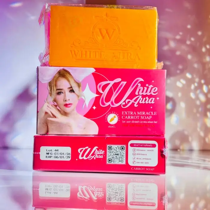 White Aura Miracle Carrot Soap-6