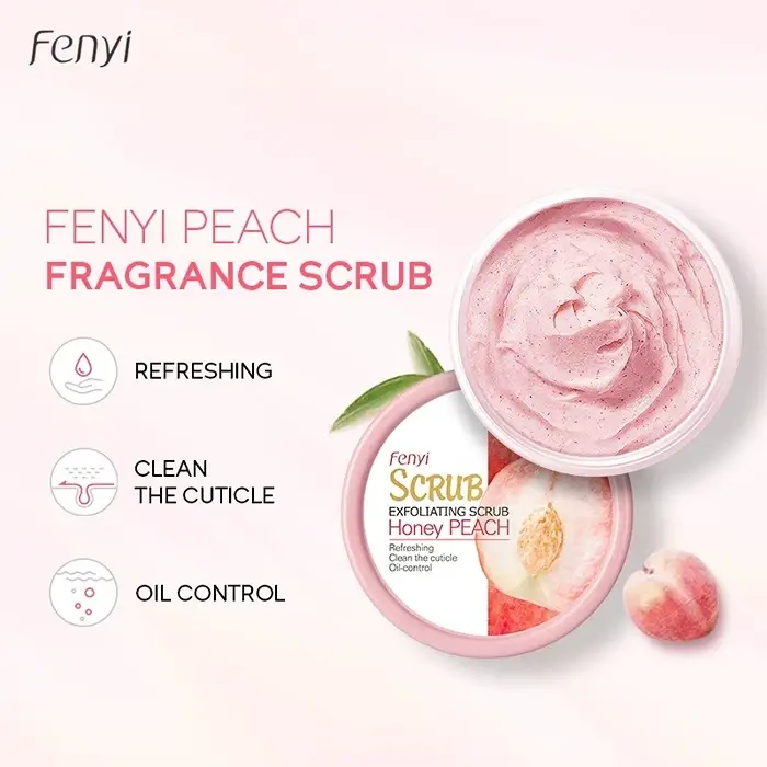 Fenyi Honey Peach Exfoliating Scrub-2 Fenyi Honey Peach Exfoliating Scrub-2