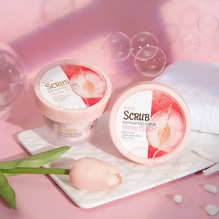 Fenyi Honey Peach Exfoliating Scrub-4 Fenyi Honey Peach Exfoliating Scrub-4