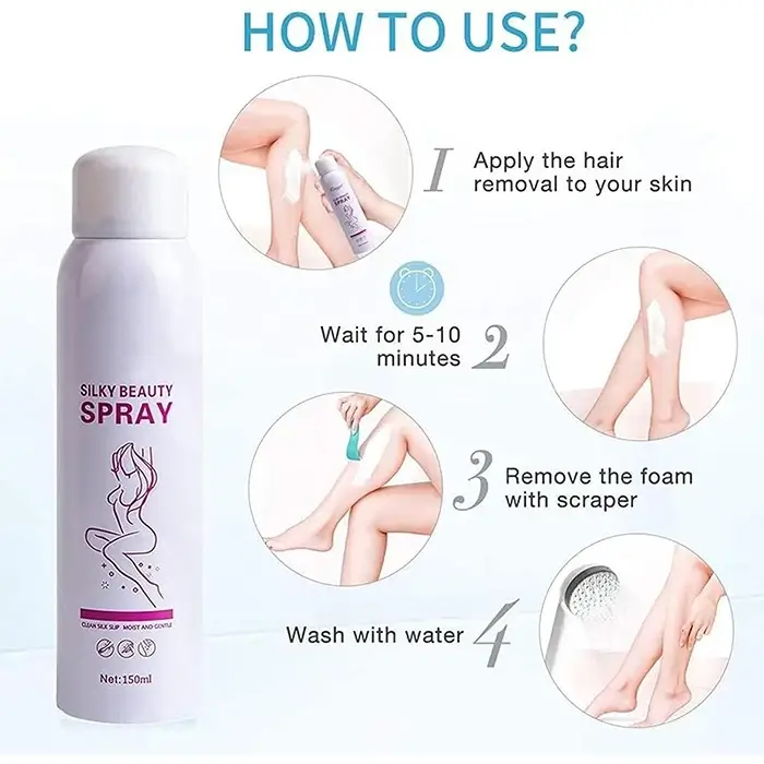 Kingyes Silky Beauty Painless Hair Removal Spray-4 Kingyes Silky Beauty Painless Hair Removal Spray-4