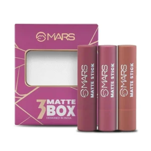 MARS Matte Lipsticks Box Set Shade - 02 Peaches and Nudes