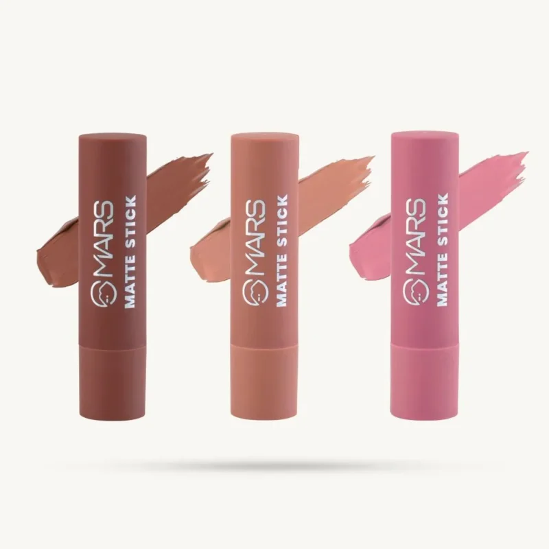 MARS Matte Lipsticks Box Set Shade - 05 Blushed Nudes-2 MARS Matte Lipsticks Box Set Shade - 05 Blushed Nudes-2