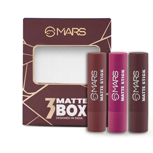 MARS Matte Lipsticks Box Set Shade - 05 Blushed Nudes-6
